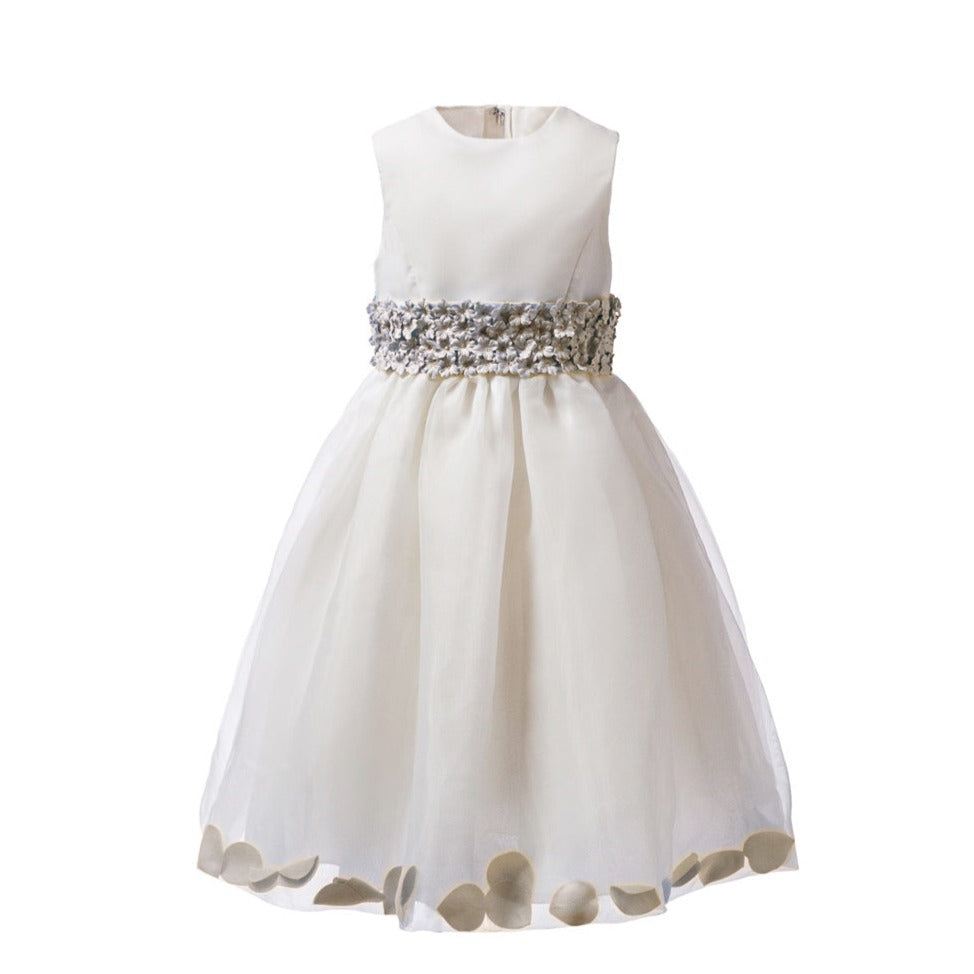【セール】フラワーガール ドレス サイズ110~120 子供 キッズ 結婚式 発表会 衣装 在庫在り 即日発送 可愛い 白ドレス ホワイト